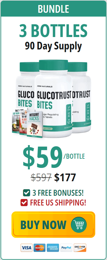 Order GlucoTrust Bites 3 Bottles